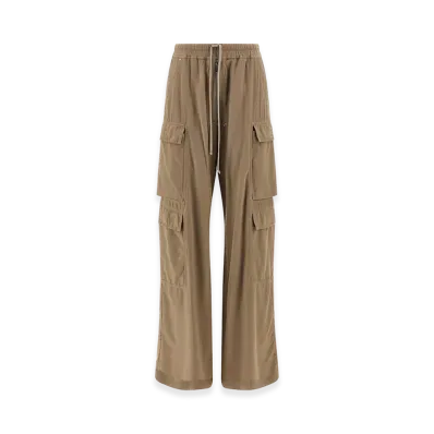 Rick Owens DRKSHDW Women's Double Cargo Jumbo Belas' Pants "Beige"