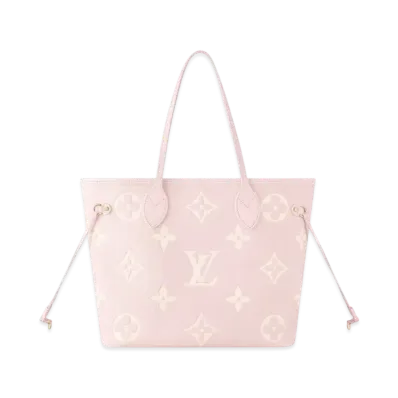 Louis Vuitton Neverfull MM Monogram Empreinte "Pink/Quartz"