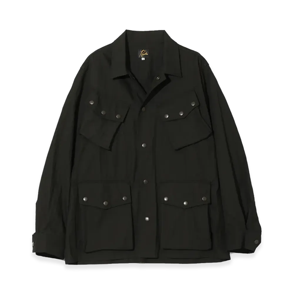 NEEDLES Jungle Fatigue Jacket C/N Oxford "Black"