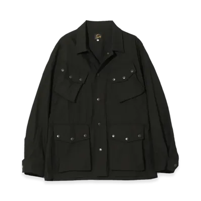 NEEDLES Jungle Fatigue Jacket C/N Oxford "Black"