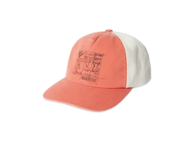 thisisneverthat TNT Daniel Johnston 3-Frame Washed Cap "Orange"