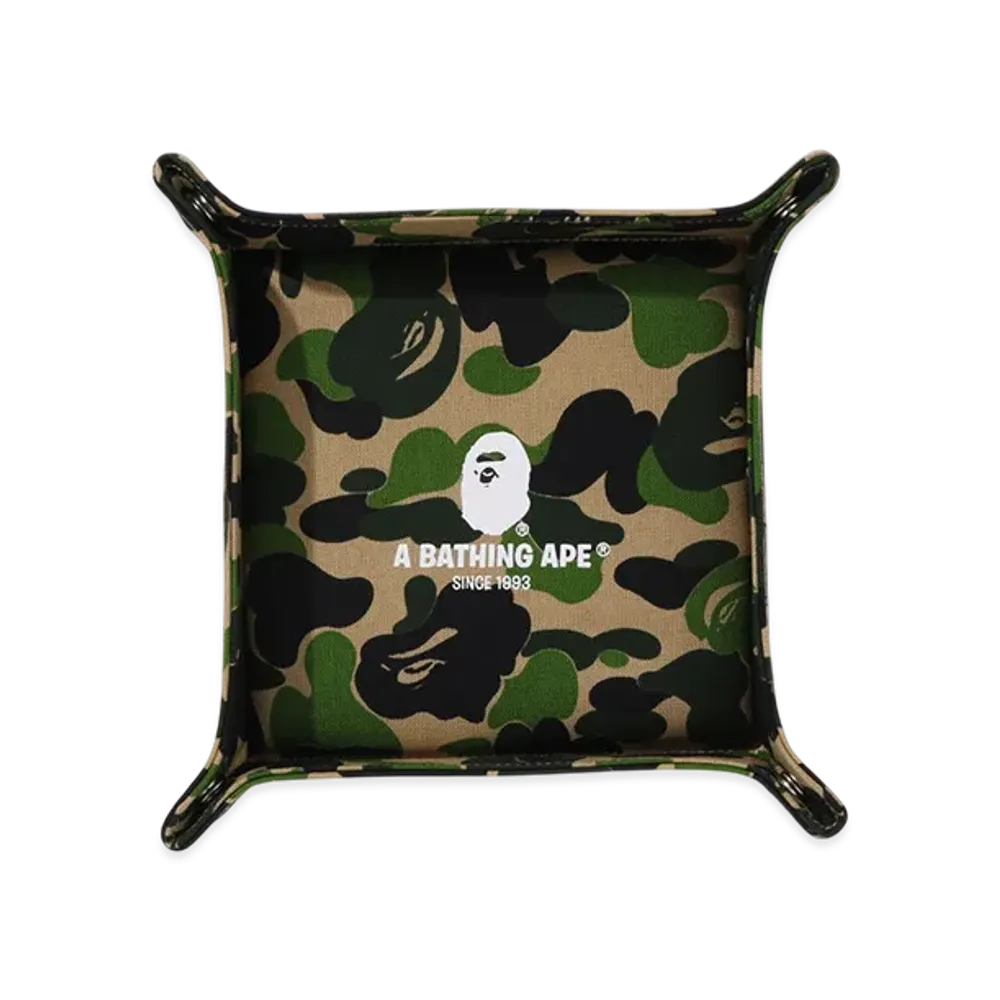 A BATHING APE ABC Camo Tray (L) Travel "Green"