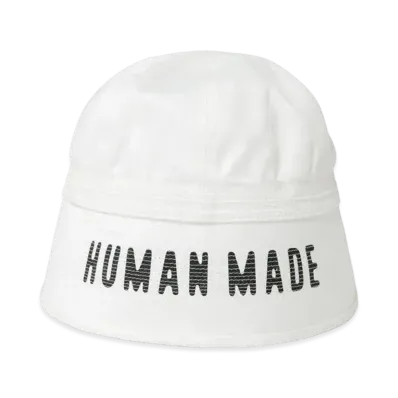 HUMAN MADE HERRINGBONE HELMET CAP "White"