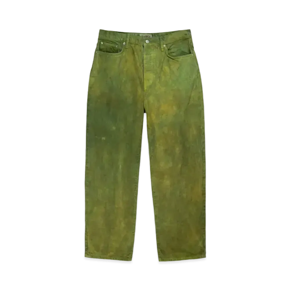 Stussy Wonderland Hand-Dyed Big OL' Jeans "Green"