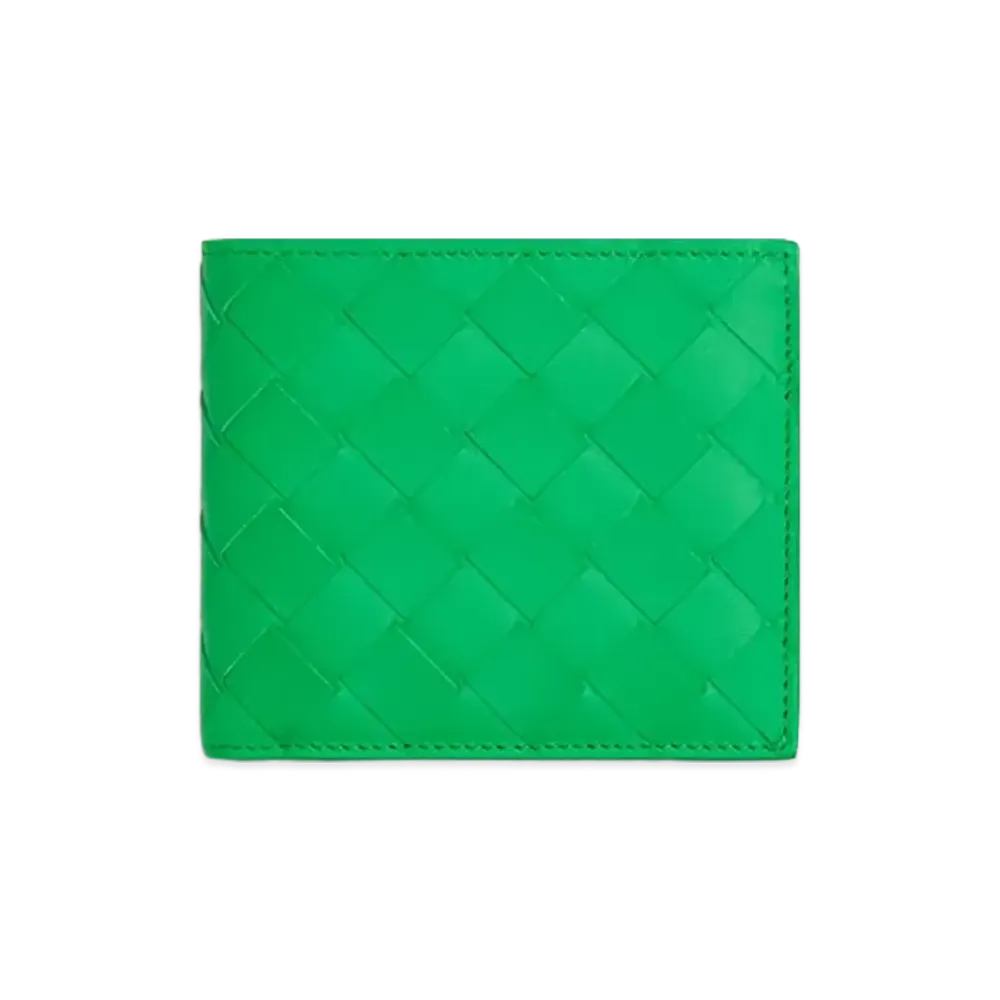 Bottega Veneta Intrecciato Bi-fold Wallet with Coin Purse "Parakeet"