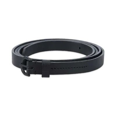 WIND AND SEA Narrow Leather Belt "Black"