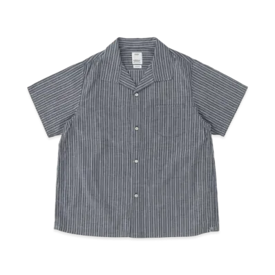 visvim Fairway Chambray S/S (C/SI) "Indigo Stripe"