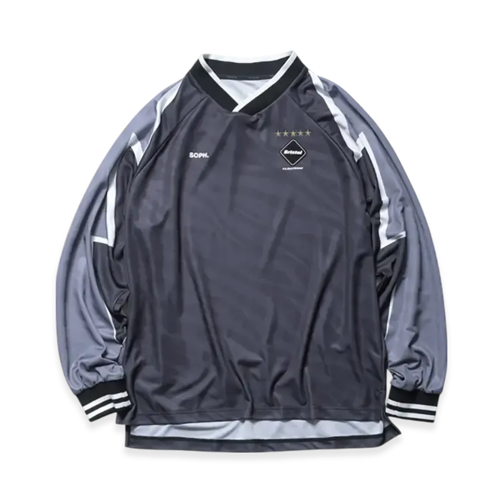F.C.Real Bristol L/S Oversized Game Shirt "Black"