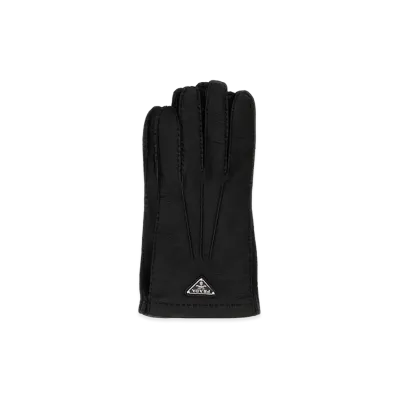 PRADA Nappa Leather Gloves "Black"