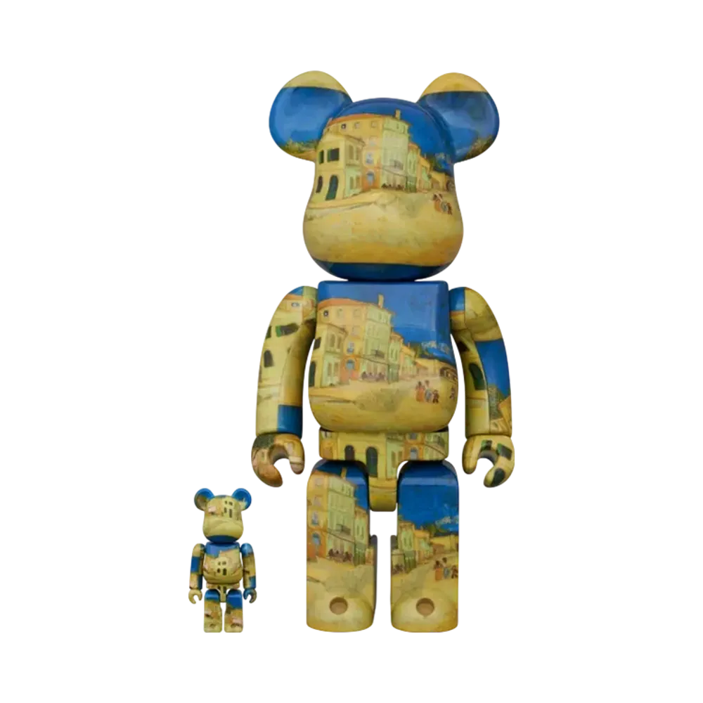 MEDICOM TOY "BEARBRICK" Van Gogh Museum The Yellow House (The Street) 100% & 400%