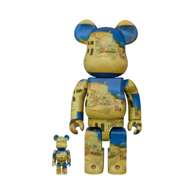 MEDICOM TOY "BEARBRICK" Van Gogh Museum The Yellow House (The Street) 100% & 400%