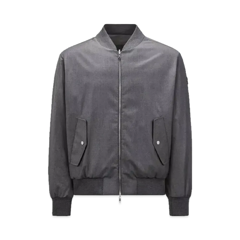 MONCLER Aver Short Down Jacket "Dark Gray"
