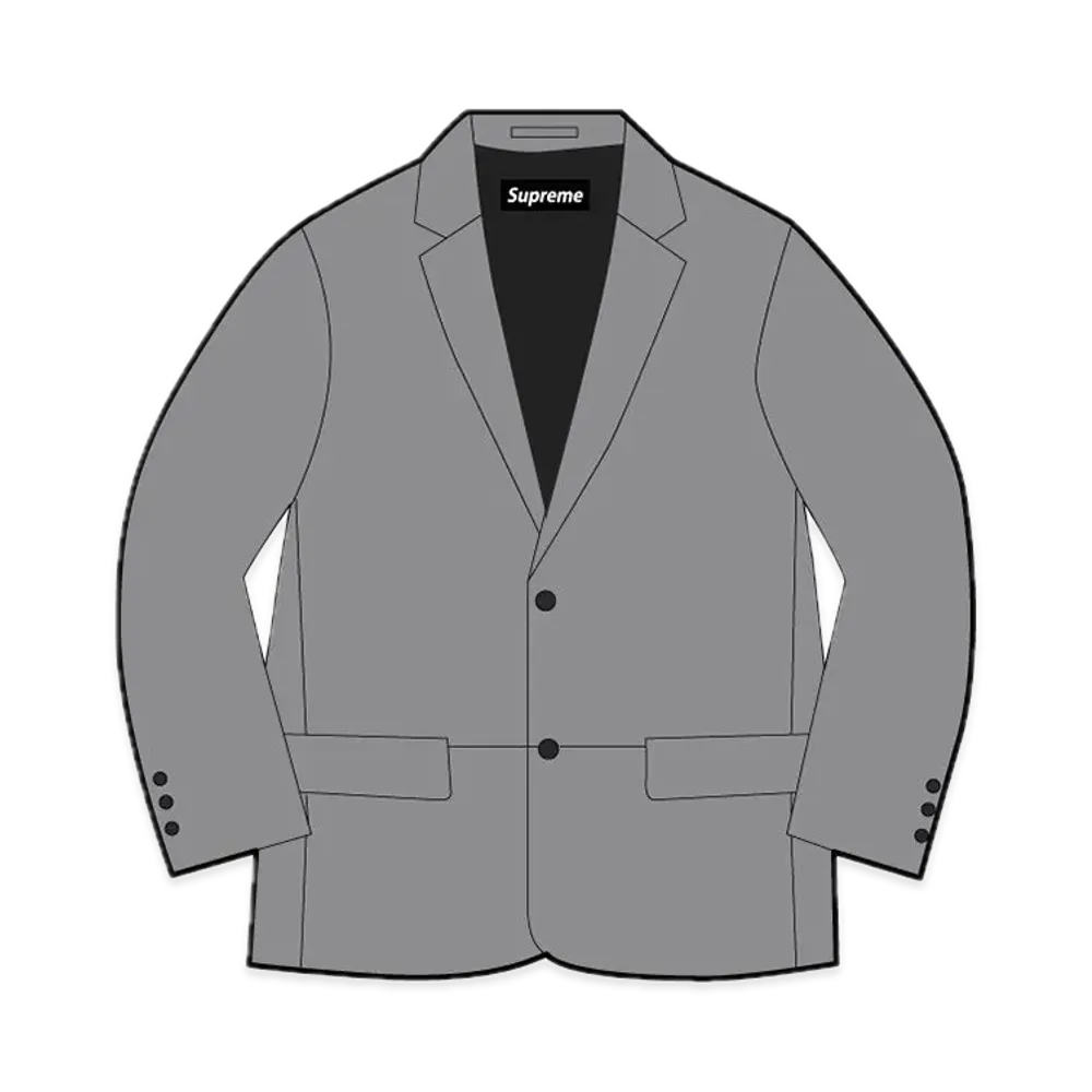Supreme Leather Blazer "Grey"