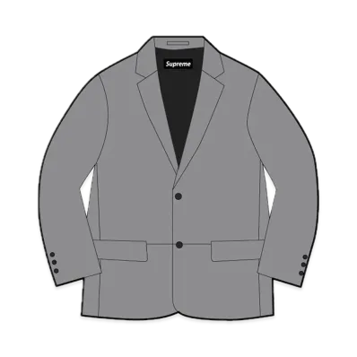 Supreme Leather Blazer "Grey"