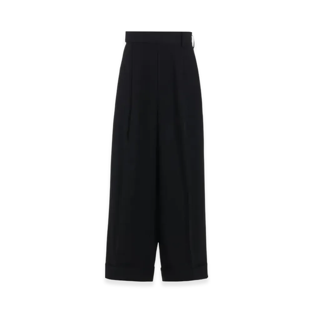 Yohji Yamamoto Gabardine R-55W Baggy Pants "Black"
