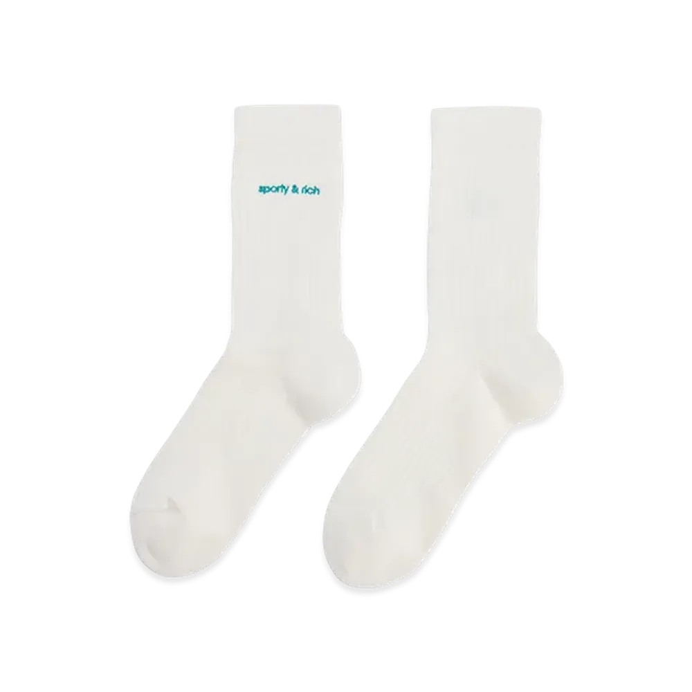 adidas x Sporty & Rich Socks "Off White"