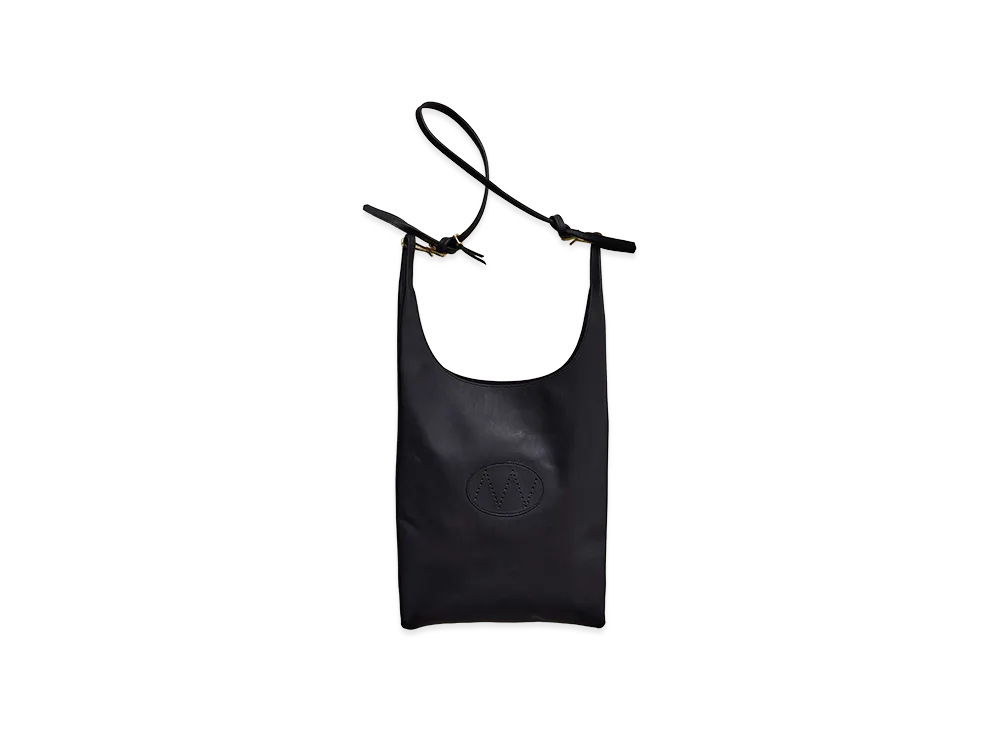 NICENESS N.Lowe Midi Steerhide Shoulder Bag Medium "Black"