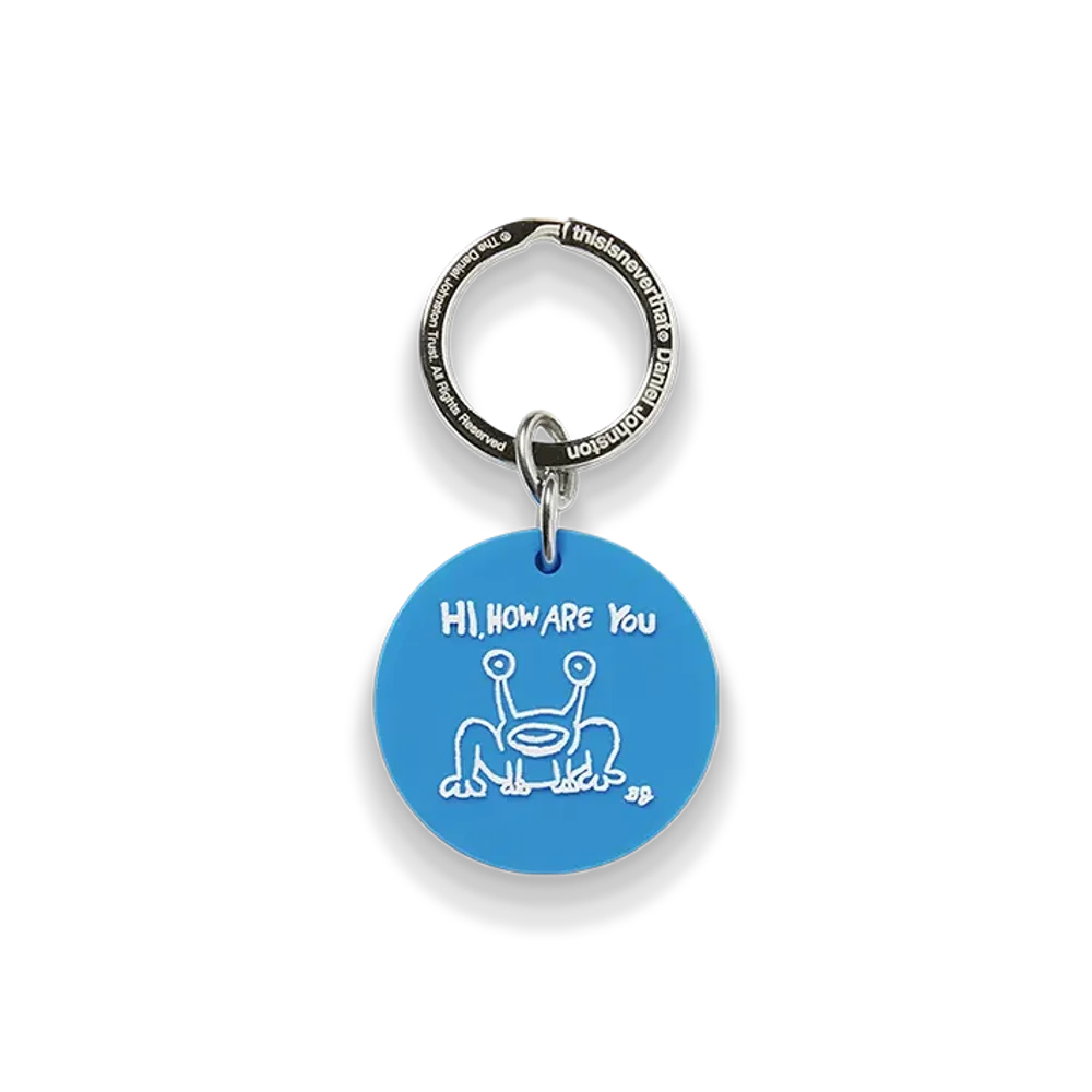 thisisneverthat x Daniel Johnston Frog Keychain "Teal"