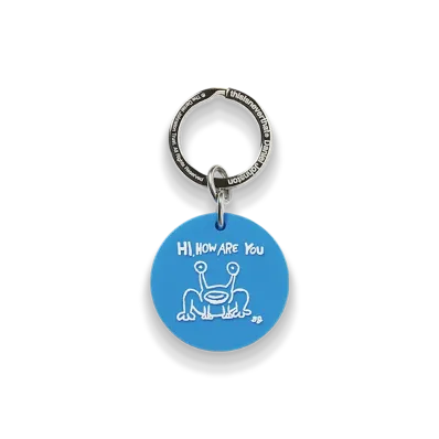 thisisneverthat x Daniel Johnston Frog Keychain "Teal"