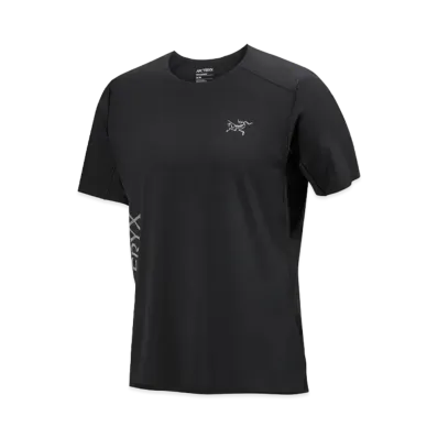 ARC'TERYX Norvan Downward Logo Short Sleeve Men's "Black"