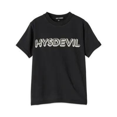 HYSTERIC GLAMOUR Kids HYS Devil Records T-Shirt "Black"