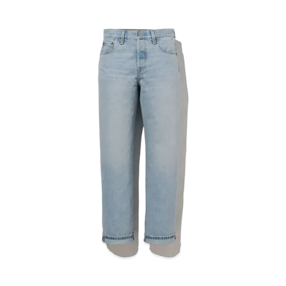 Levi's 90'S 501 Light Indigo Worn In "Light Indigo Blue"