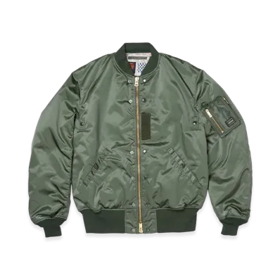 PORTER x Buzz Rickson's MA-1 & Wallet "Sage Green"