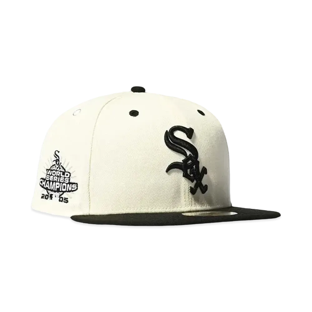 NEW ERA CHICAGO WHITE SOX 59FIFTY - WS 2005 "CHROME/BLACK"