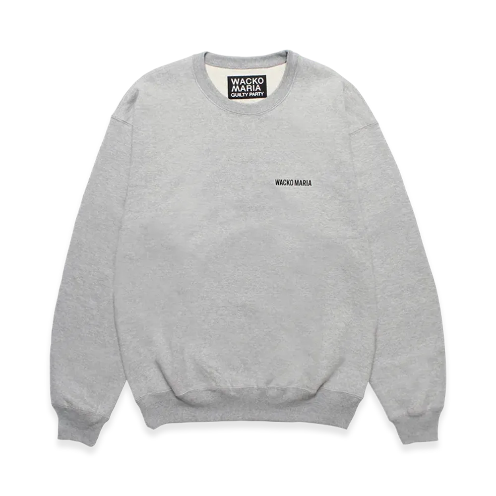 WACKO MARIA Heavy Weight Sweat Shirt "Gray"