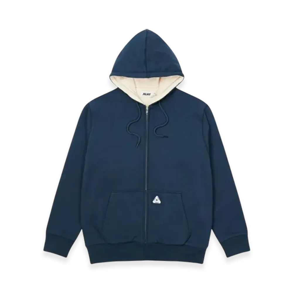 PALACE Patch Thermal Zip Hood "Navy"