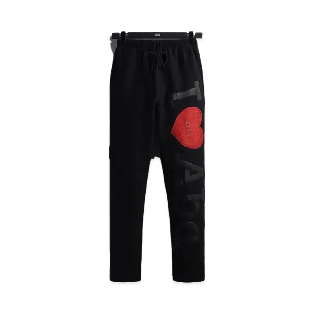 Kith x Advisory Board Crystals I <3 Abc Swarovski Sweatpant "Anthracite Black"