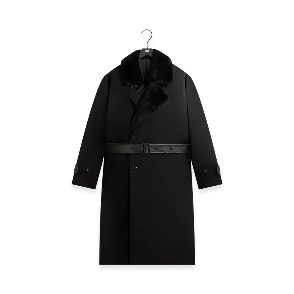 Kith 101 for ssstein Double Lapeled Double Breasted Coat "Black"