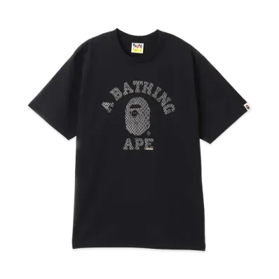 A BATHING APE x atmos Bape A Bathing Ape G-Snk College Tee "Black"