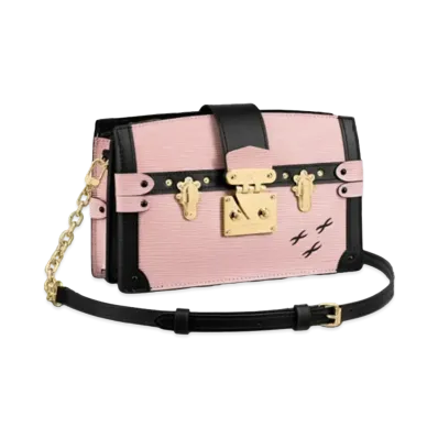 Louis Vuitton Epi Leather Trunk Clutch "Rose Ballerine"