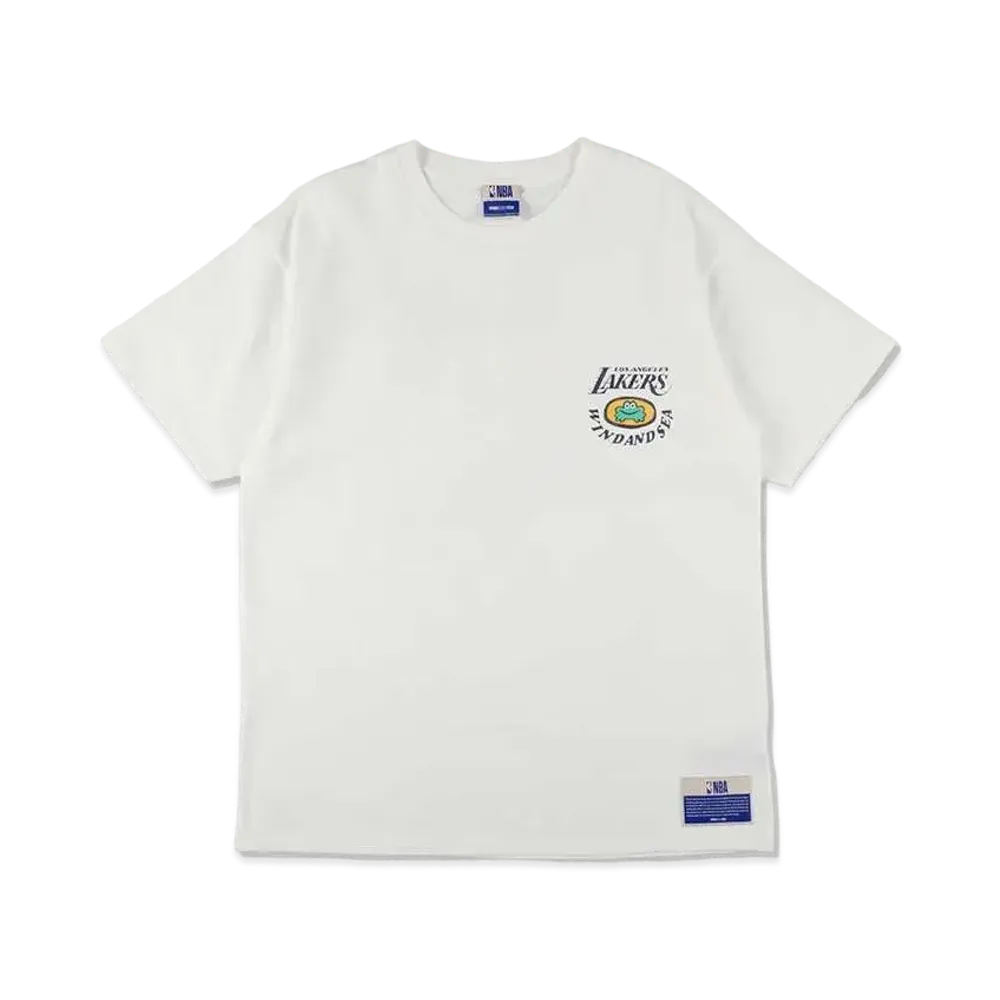 WIND AND SEA x NBA CHAMPIONS x PARAPPA THE RAPPER Lakers Tee "White"