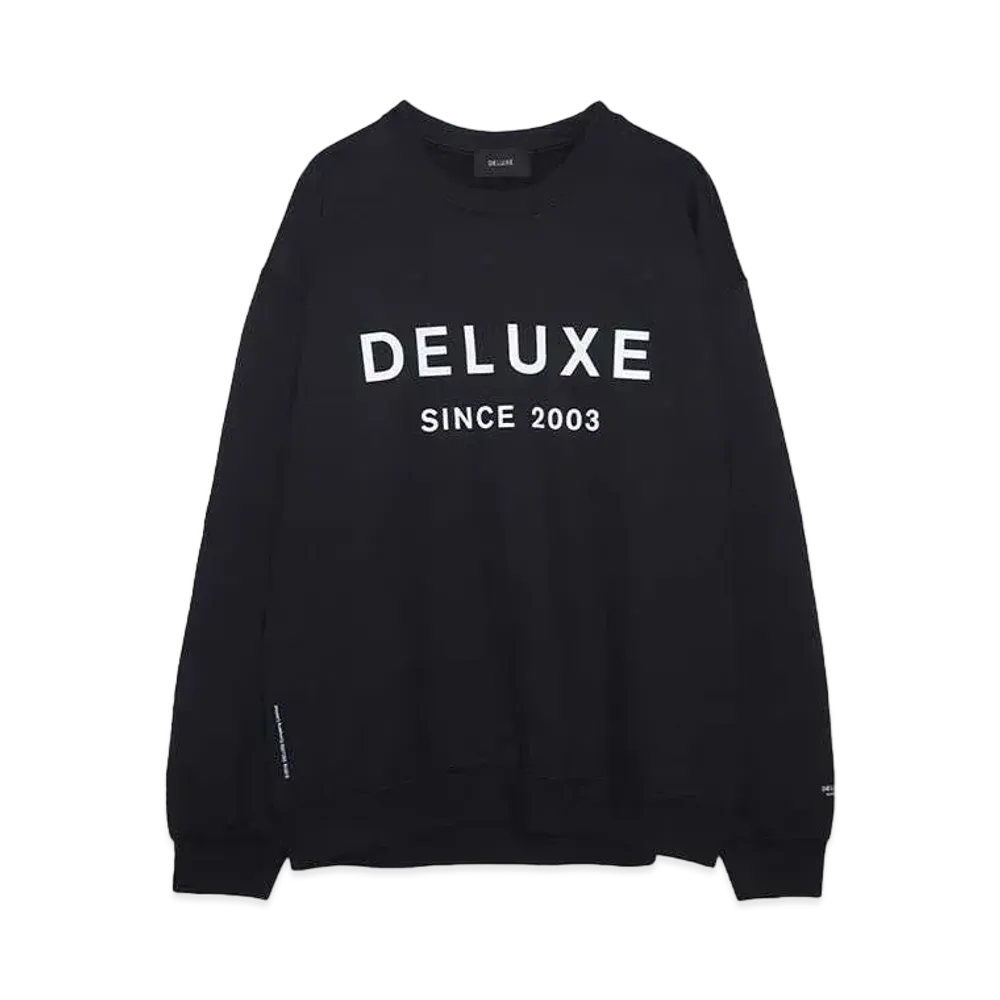 DELUXE DELUXE LOGO CREW "BLACK"