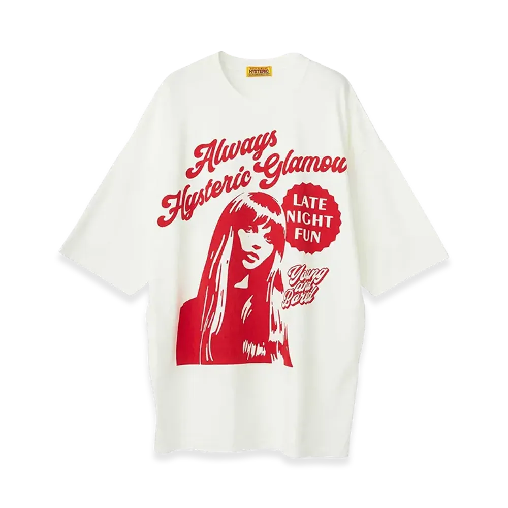 HYSTERIC GLAMOUR Women's Always HG Dress "White"