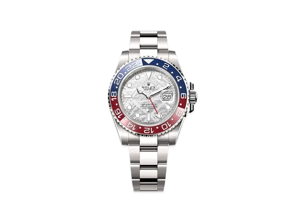 ROLEX GMT Master II Meteor Night "White Gold/Red/Blue" 126719BLRO