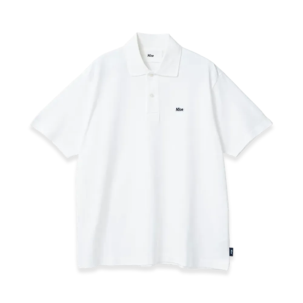 N!ce Polo Shirt "White"