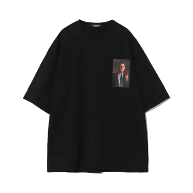 UNDERCOVER Twin Peaks Cotton Wide T-Shirt "Black"