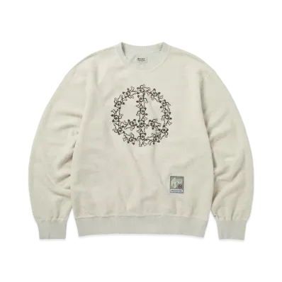 thisisneverthat x Grateful Dead Peace Bears Reversible Crewneck "Heather Grey"