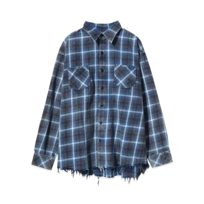 Rafu Used shirt "BLUE"