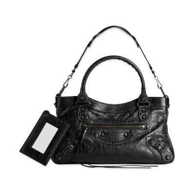 BALENCIAGA Women's Le City First Bag "Black"