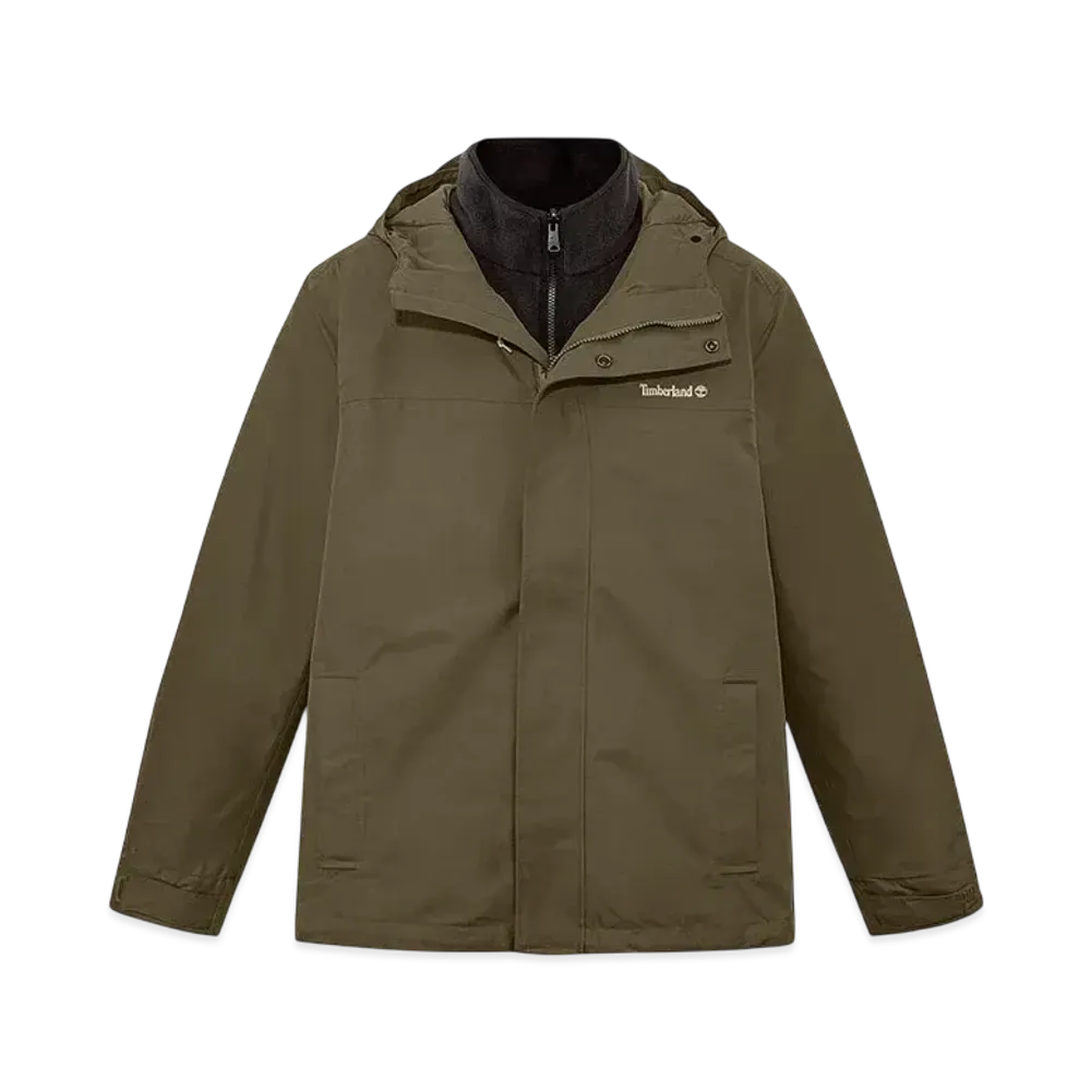 Timberland Men's 3 In 1 Fleece Inner Jacket "Grey Briefs"