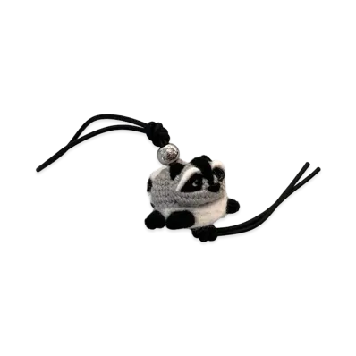 LOEWE Women's Wool Racoon Charm "Grey"