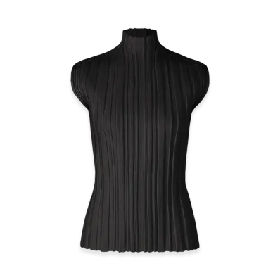 PLEATS PLEASE ISSEY MIYAKE Rib Knit "Black"