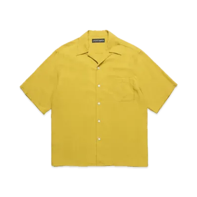 WACKO MARIA 50's Open Collar Shirt "Yellow"