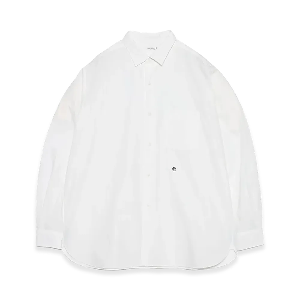 nanamica Regular Collar Wind Shirt "Off White"