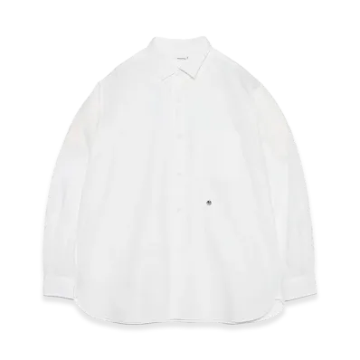 nanamica Regular Collar Wind Shirt "Off White"