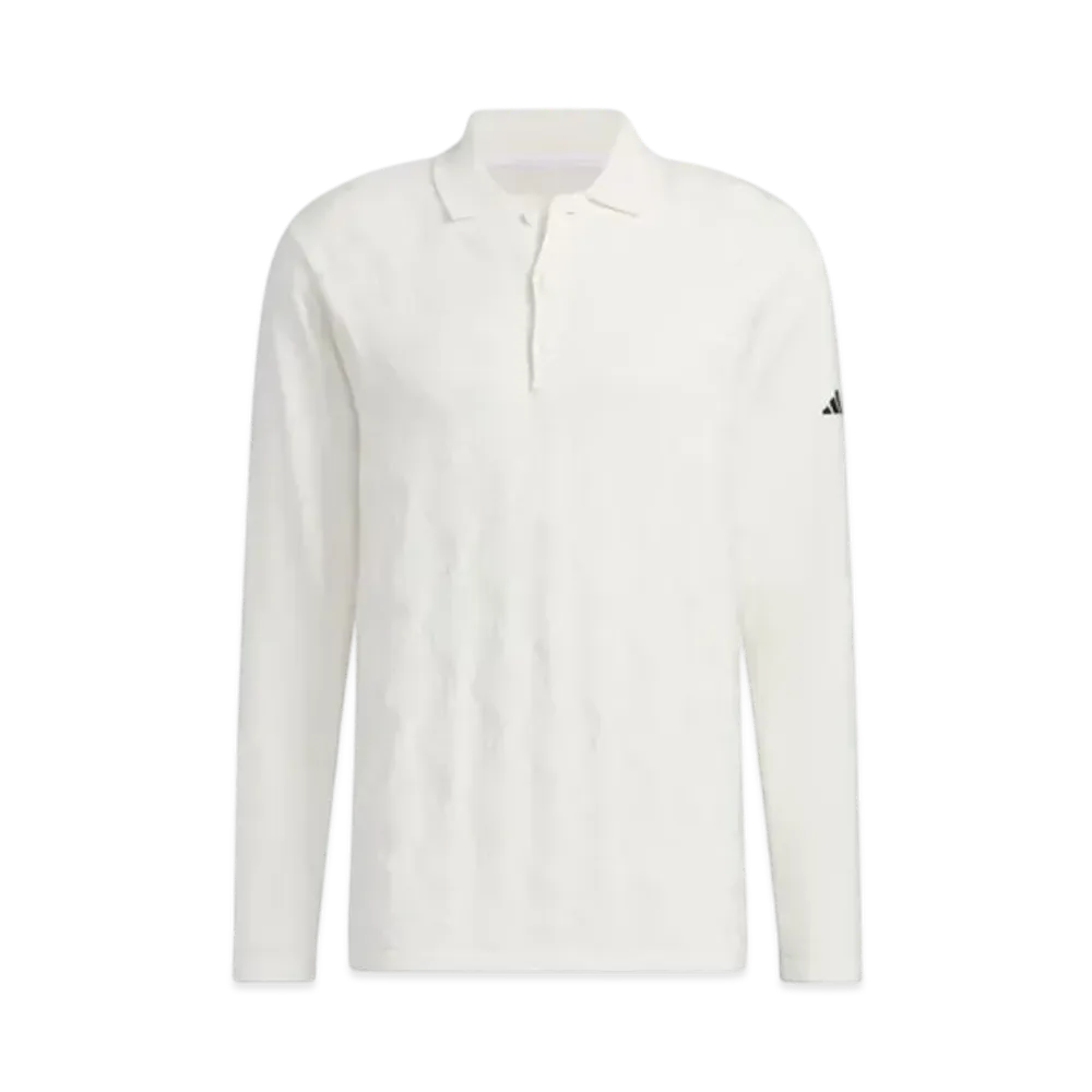 adidas Argyle Sweater Polo "White"